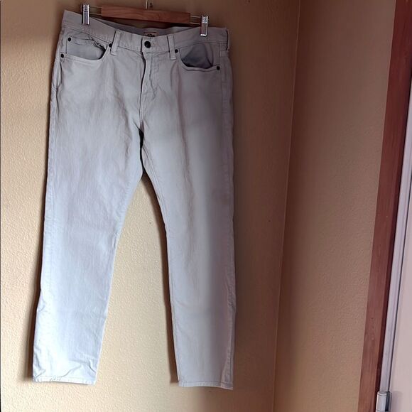 NWOT JβCrew 484 Stretch Pants Light gray 34/30 - Picture 5 of 10